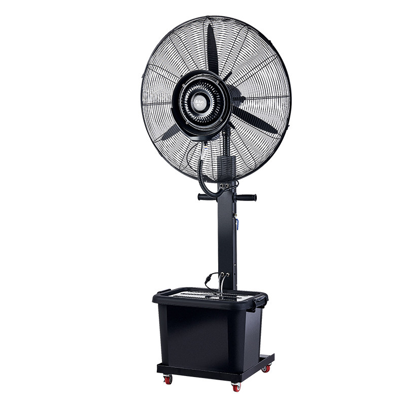工业喷雾风扇户外落地扇加水水冷降温强力水雾电风扇大牛角扇壁扇