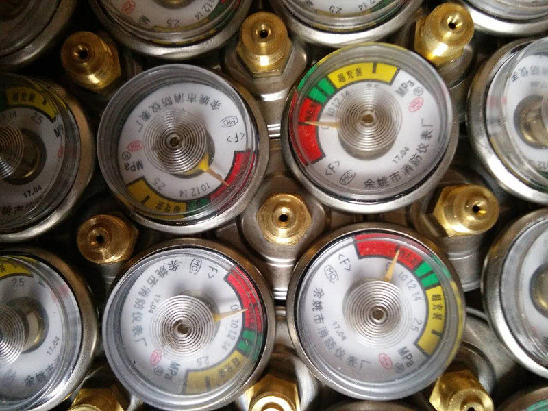 灭火器配件水基干粉型压力表1-35kg通用其他机械五金(新)