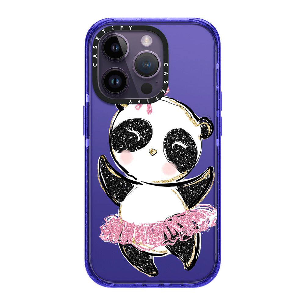 casetify适用于iphone1412promaxplus跳舞黑白黑白熊熊猫防摔手机壳