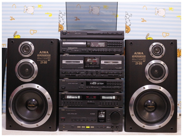 二手音响爱华d1000发烧组合音响黑胶唱机功能正常其他大家电配件