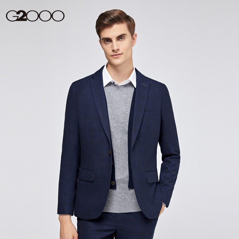 g2000男装商场同款2021秋冬新款商务商务通通勤西服