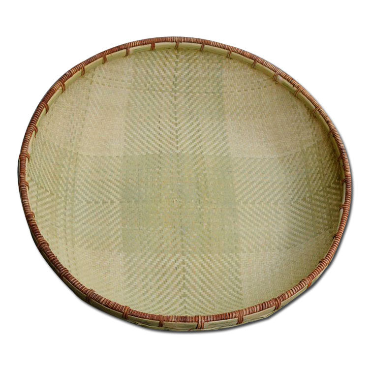 全手工竹编无孔双层簸箕专做水丸药匾加密精编簸箕竹匾可定做尺寸