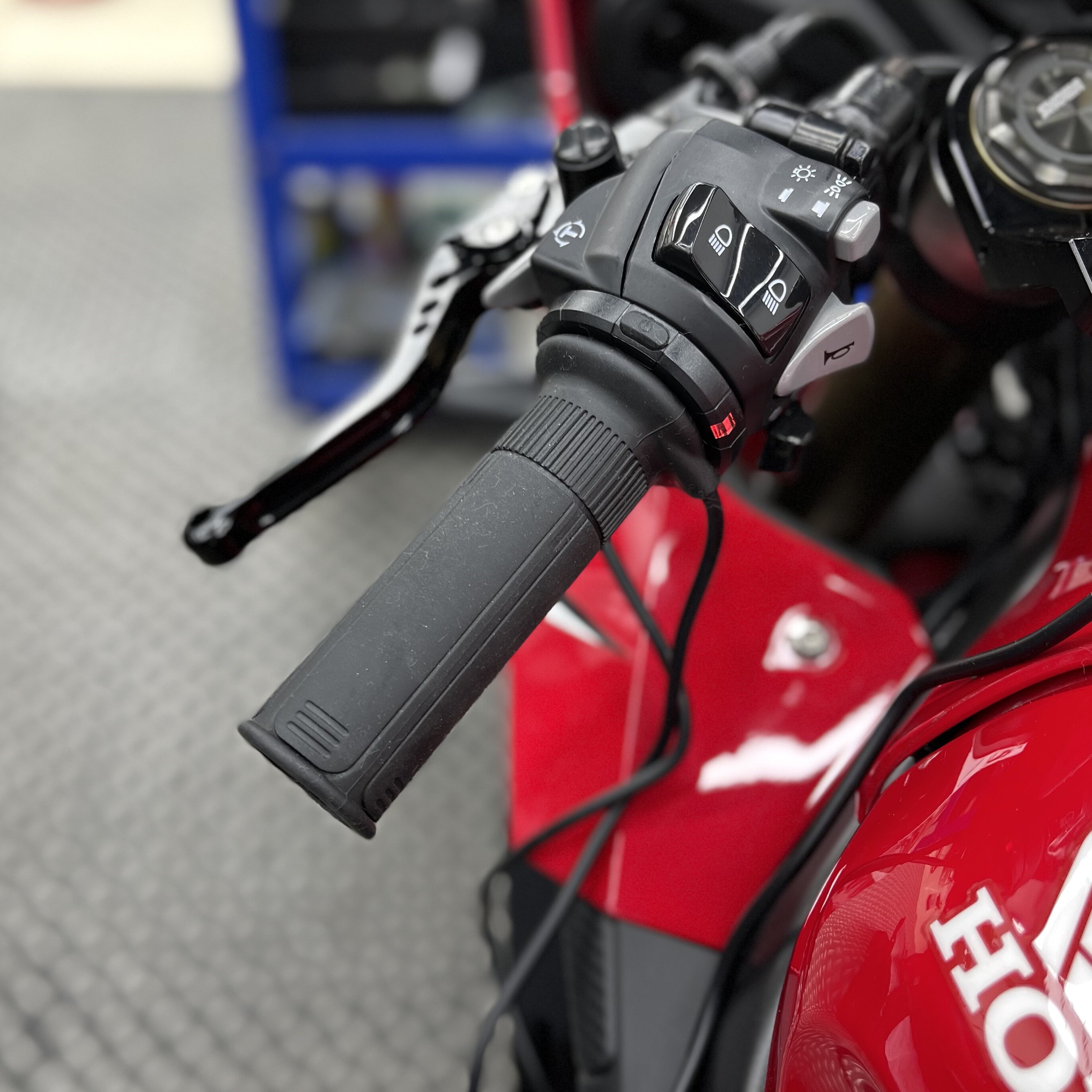 加热适用于本田cbr650cb650摩托车手把把套冬季保暖手把套