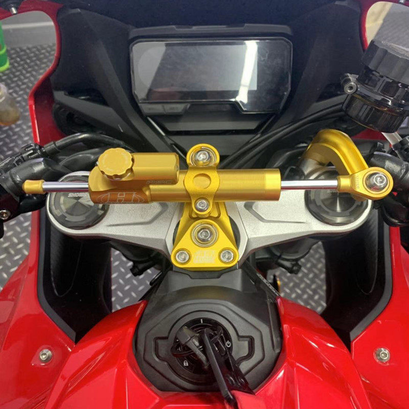 阻尼适用于本田cbr650r改装钛尺海魄方向防甩摇摆其他摩托车用品