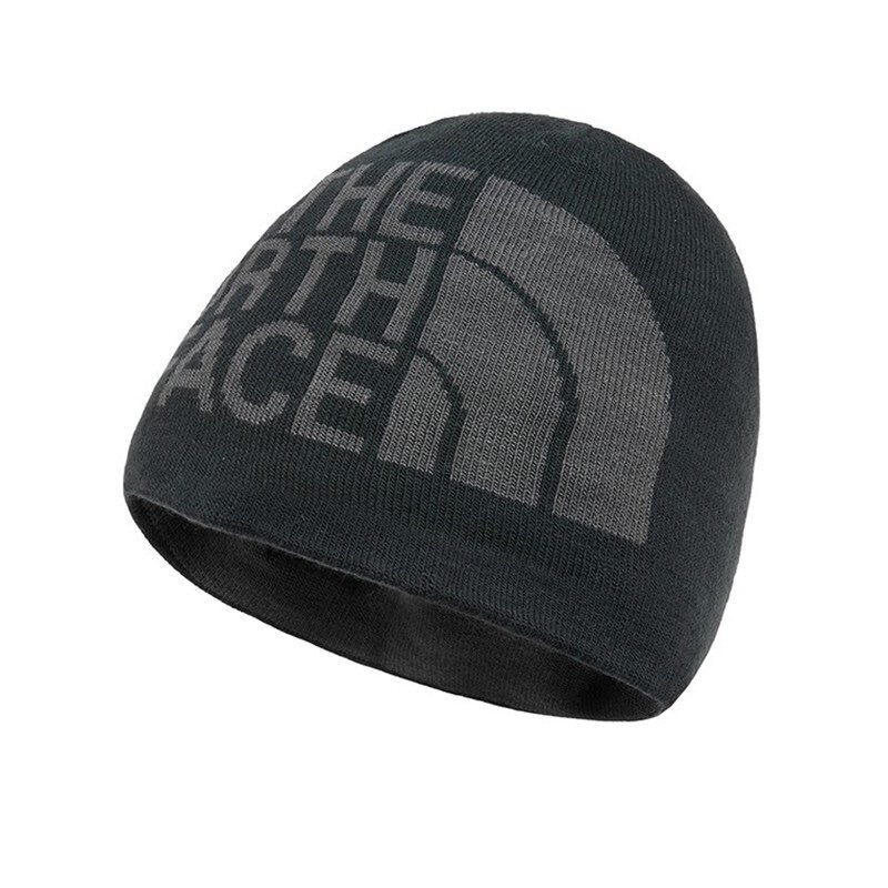 经典thenorthface北面帽子两面戴男女款针织保暖aknd运动帽