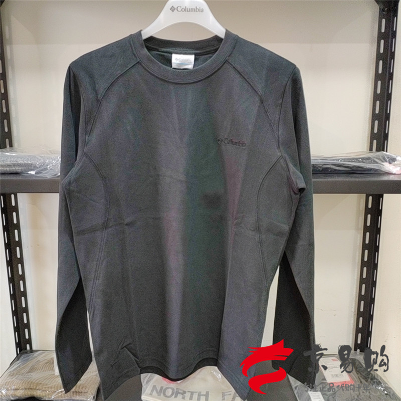 2021秋冬新品哥伦比亚卫衣男热能反射圆领休闲保暖长袖T恤PM3518