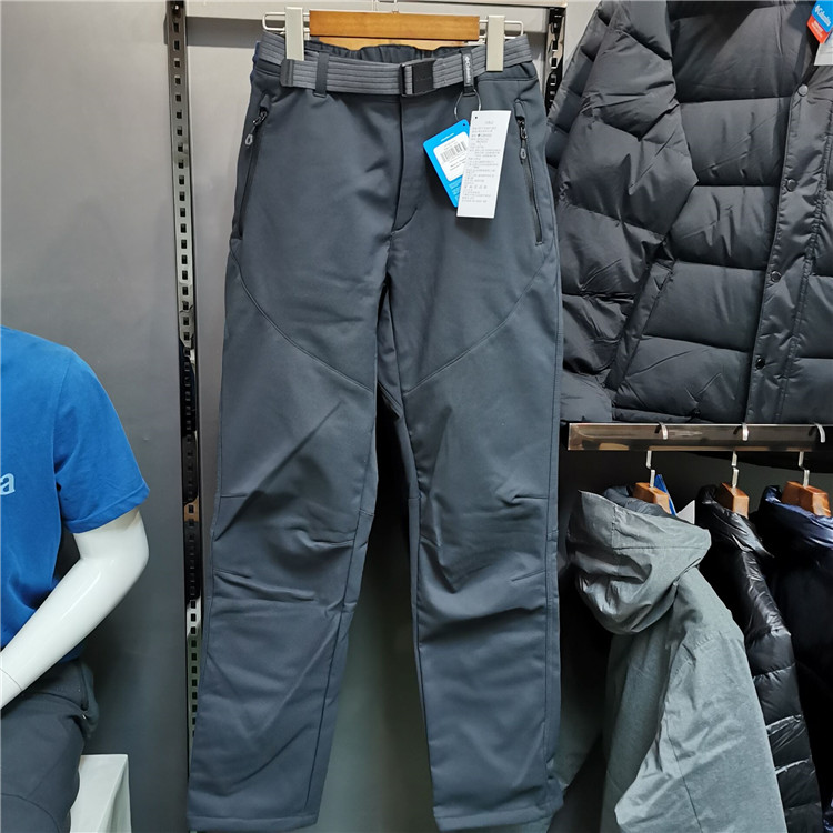 【现货】2021秋冬哥伦比亚男裤加厚防风保暖冲锋裤软壳长裤PM5705