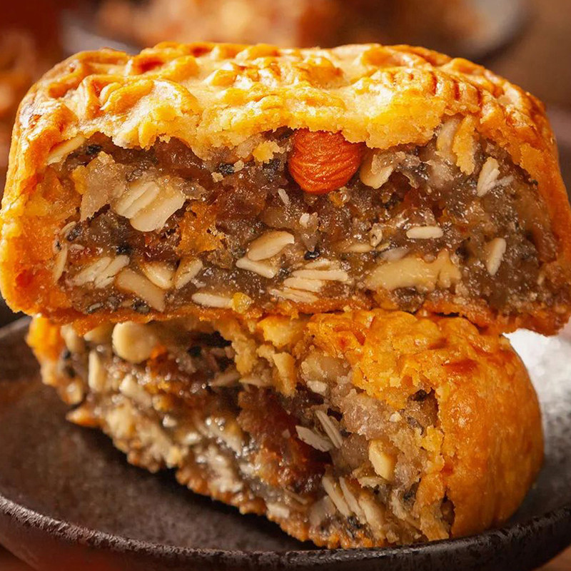 月饼官方郭师傅惠州中秋老广手工酥皮五仁叉烧月饼