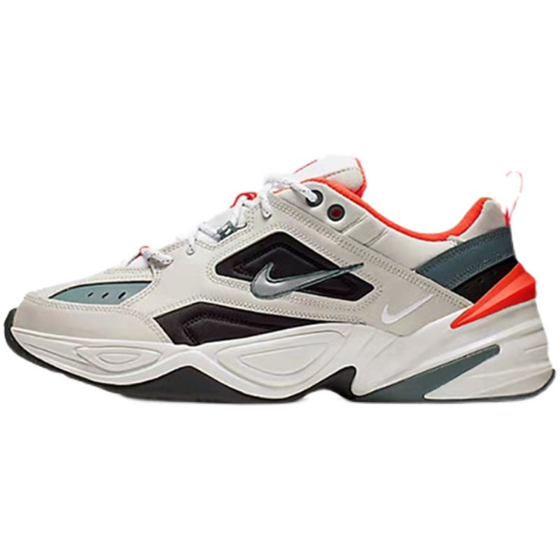 nike耐克m2ktekno灰橙男款老爹减震运动跑步跑步鞋