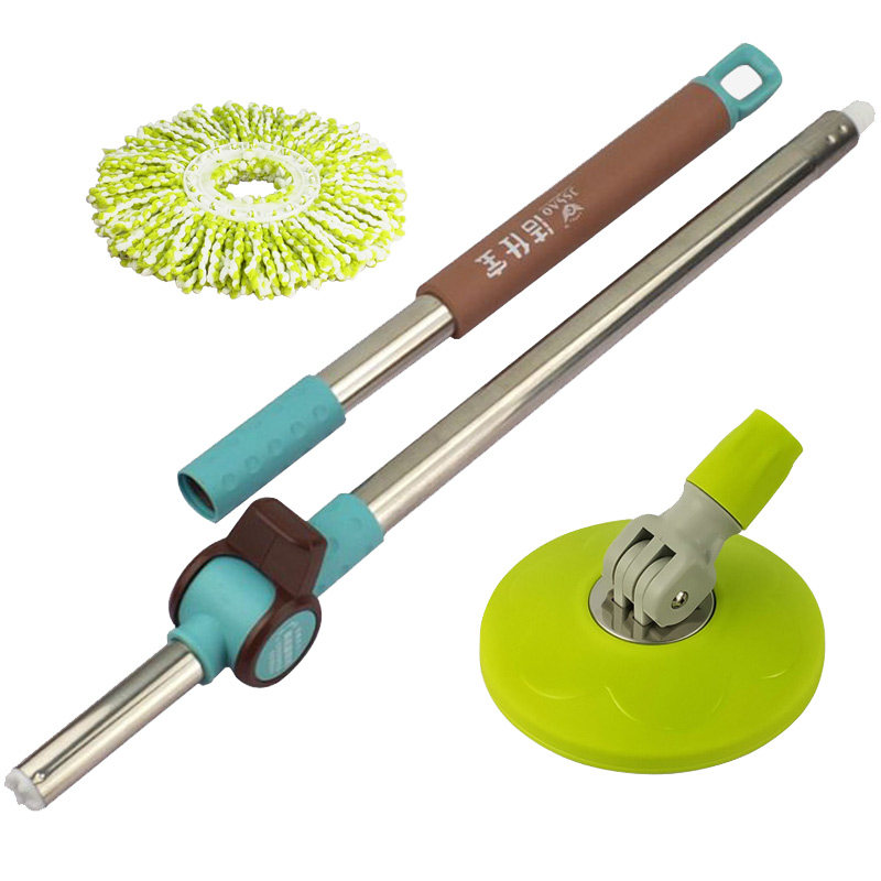 拖把洁仕宝好神拖配件手压旋转不锈钢杆子通用把头其他配件