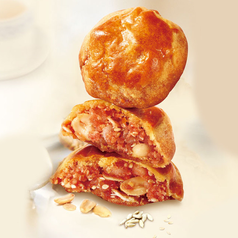 广州酒家鸡仔饼广式酥饼广东零食传统糕点心饼干送礼手信