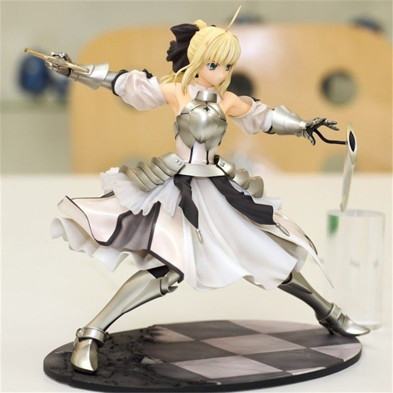 美少女fate命运之夜遥远远的理想乡白盔甲盔甲塞巴手办