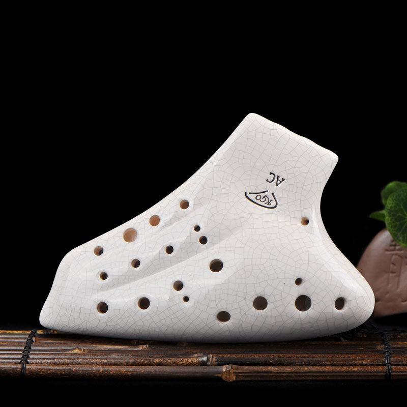 陶笛空谷调宽中音复管进阶专业演奏ac三管陶笛