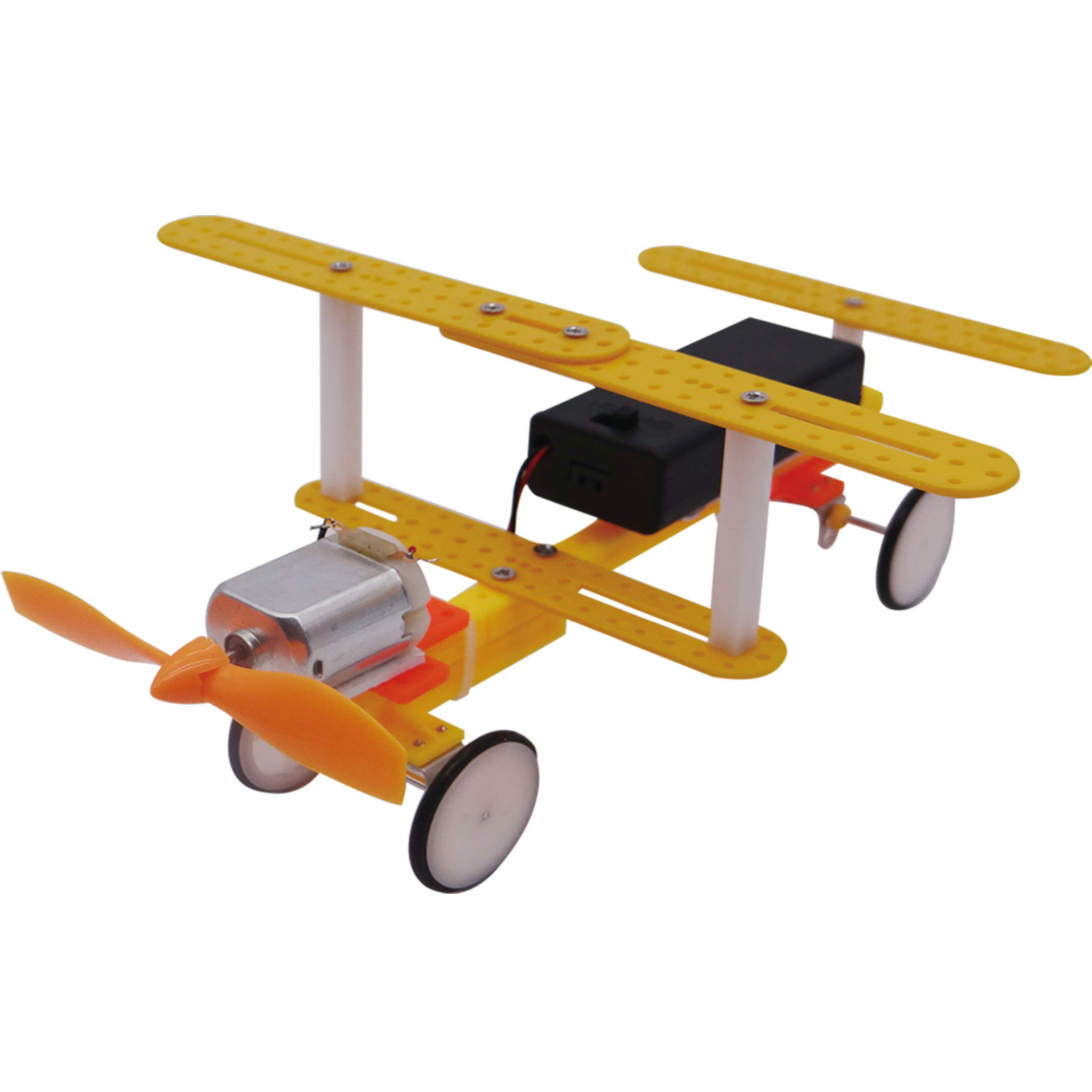 小学生diy科技制作滑行电动飞机科学物理实验科学实验