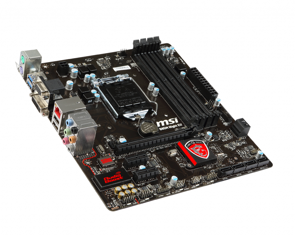 主板msi微星b85mnightelf电竞游戏1150针三代主板