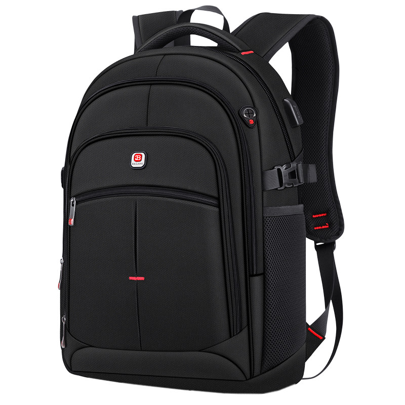 巴朗双肩包旅行背包电脑包usb充电