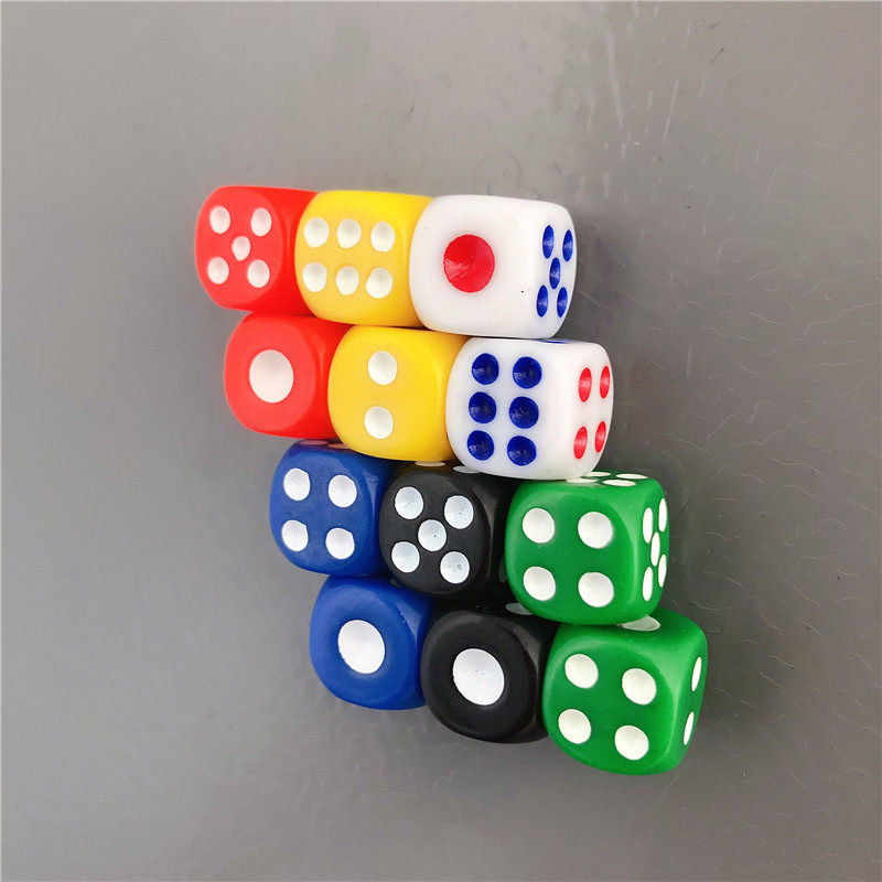 冰箱彩色骰子贴磁创意个性装饰留言强力吸铁石图案冰箱磁性贴