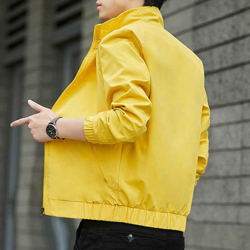 2022春季新款男士夹克韩版潮流秋冬加绒上衣休闲外套春秋ins男装