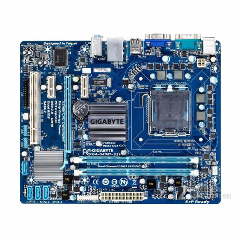 gigabyte/技嘉 g41mt-s2p ddr3 775针主板兼容至强771硬改四核cpu