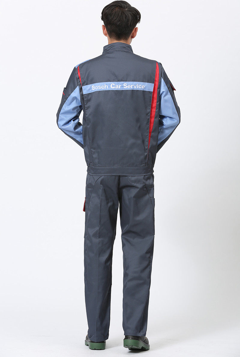 博世4s工作服汽车店长长袖套装售后维修车间工装制服