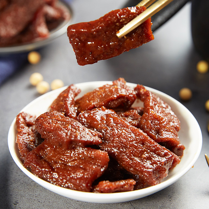 津津卤汁豆腐干苏州特产蜜汁豆干素食小吃土特产豆腐干