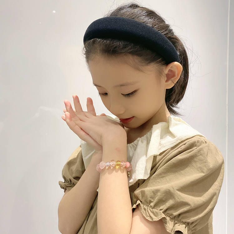 儿童水晶星星琉璃夜光闺蜜手链童女小公主转运手链