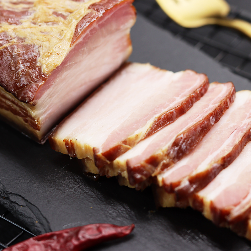 俄罗斯风味萨拉腌制五花肉即熏肉熟食品俄式美食腌肉