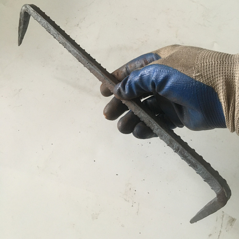 螺纹圆钢扒钉 人字架固定马钉蚂蟥马王钉两头尖抓钉扒锔u型铁钉子