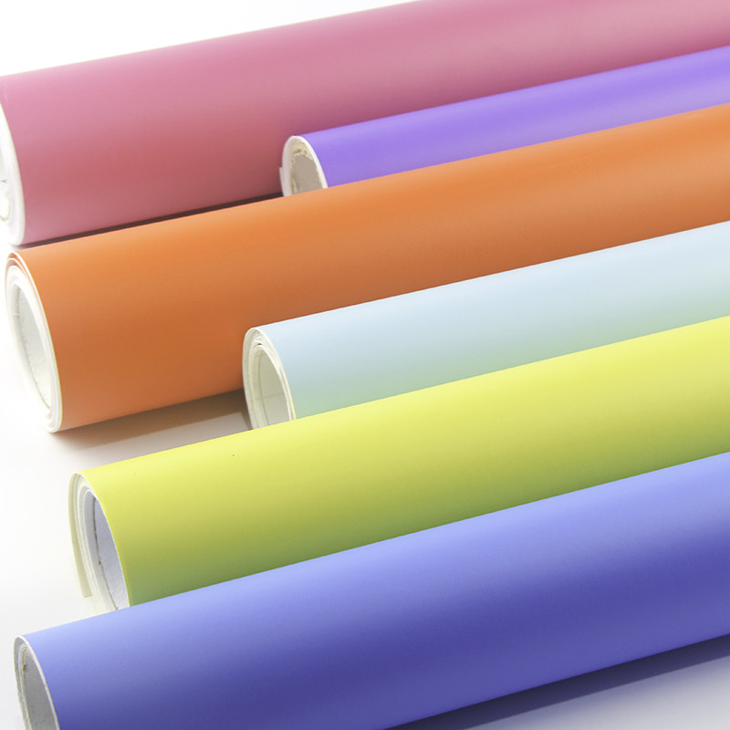 哑光天上那蓝色 刻字即时贴背胶pvc贴纸手工办公室装修