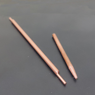3mm焊针偏心进口18650锂电池点焊机焊棒碰焊针氧化铝铜电极头铜针