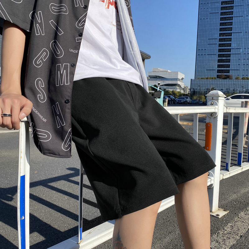 vibe风短裤男夏季2022休闲运动五分裤子男韩版潮流百搭沙滩中裤男