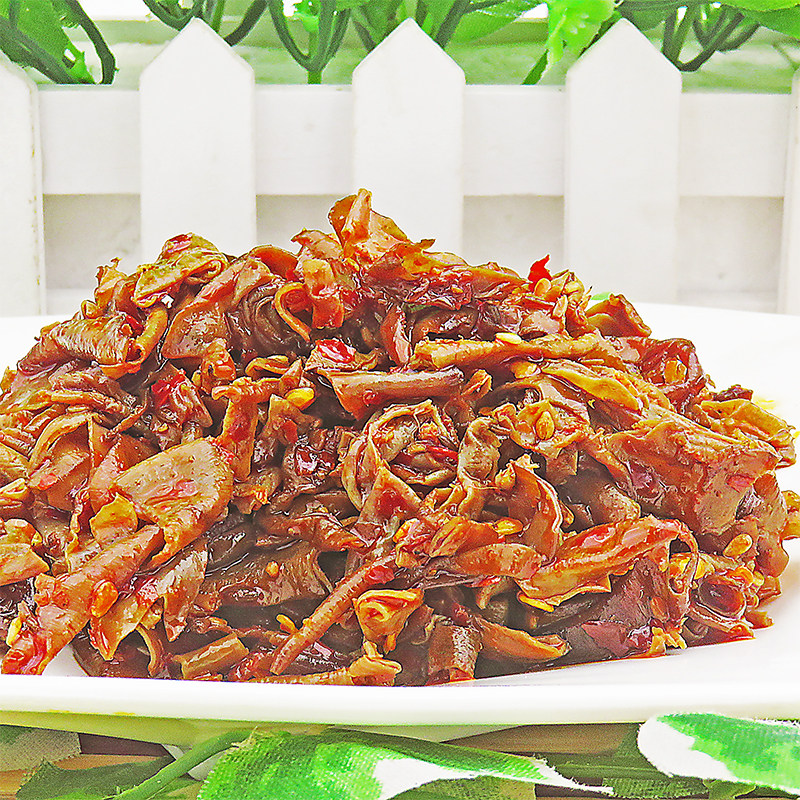 湖南平江特产肠皮彭师傅口味肠皮25g*10包香辣猪肝脆骨卤味馋心