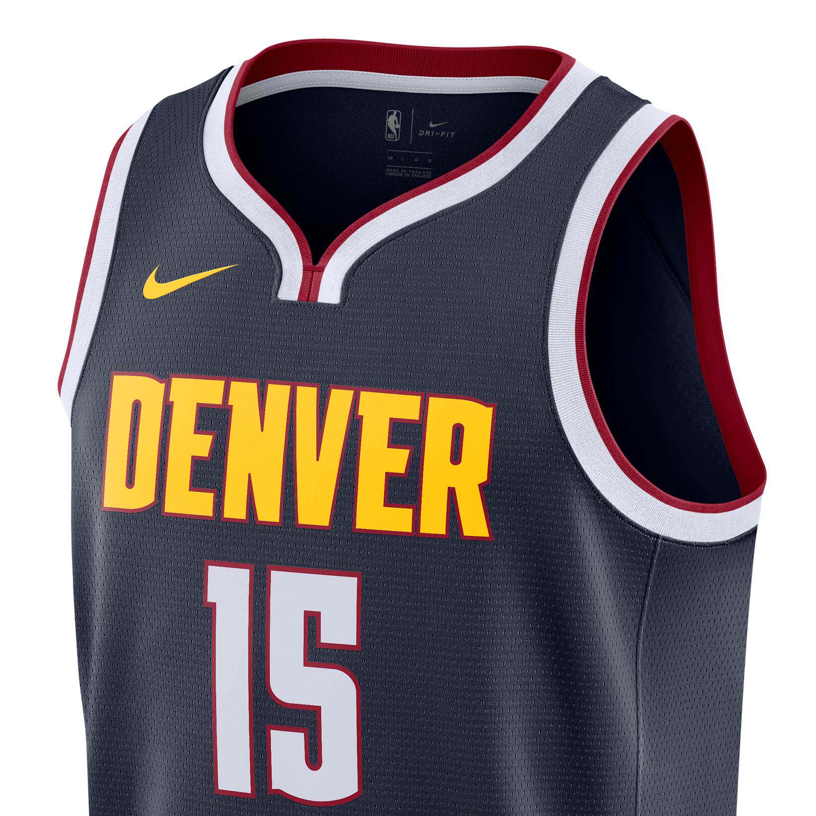 nbanike丹佛掘金队约基奇swingman男子球衣cw3663