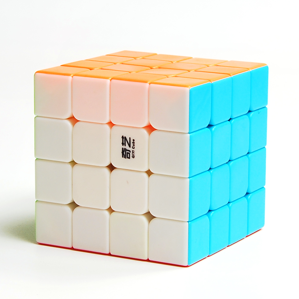 魔方奇艺启源四阶顺滑炫亮六色磨砂面免贴纸魔方