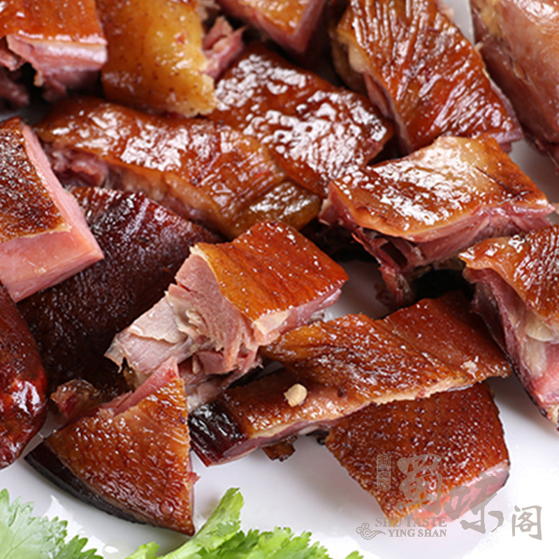 包邮四川南充营山特产板鸭腊肉鸭子1只卤菜烤鸭