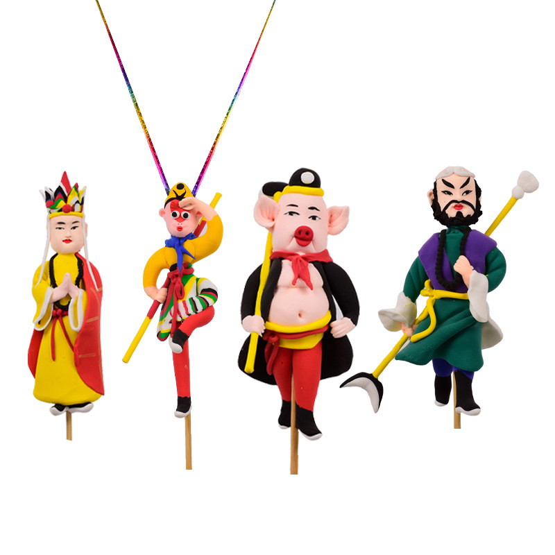 手工面人泥人国粹经典彩陶特色幼儿园地摊文创泥人