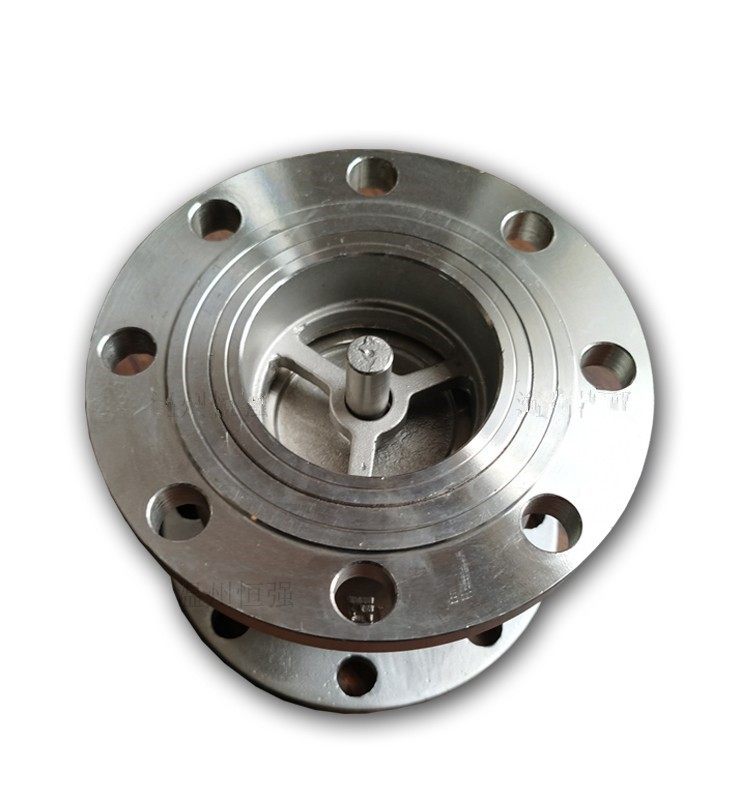 止回阀hc41x-16c16p铸钢不锈钢消声法兰立式逆止止回阀