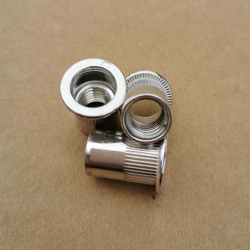 螺母平头190pcs竖纹铝铆拉铆盒装拉帽螺母