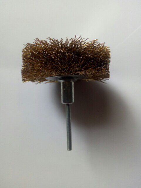 钢丝打磨木雕除锈电动刷头根雕带柄抛光钢丝刷