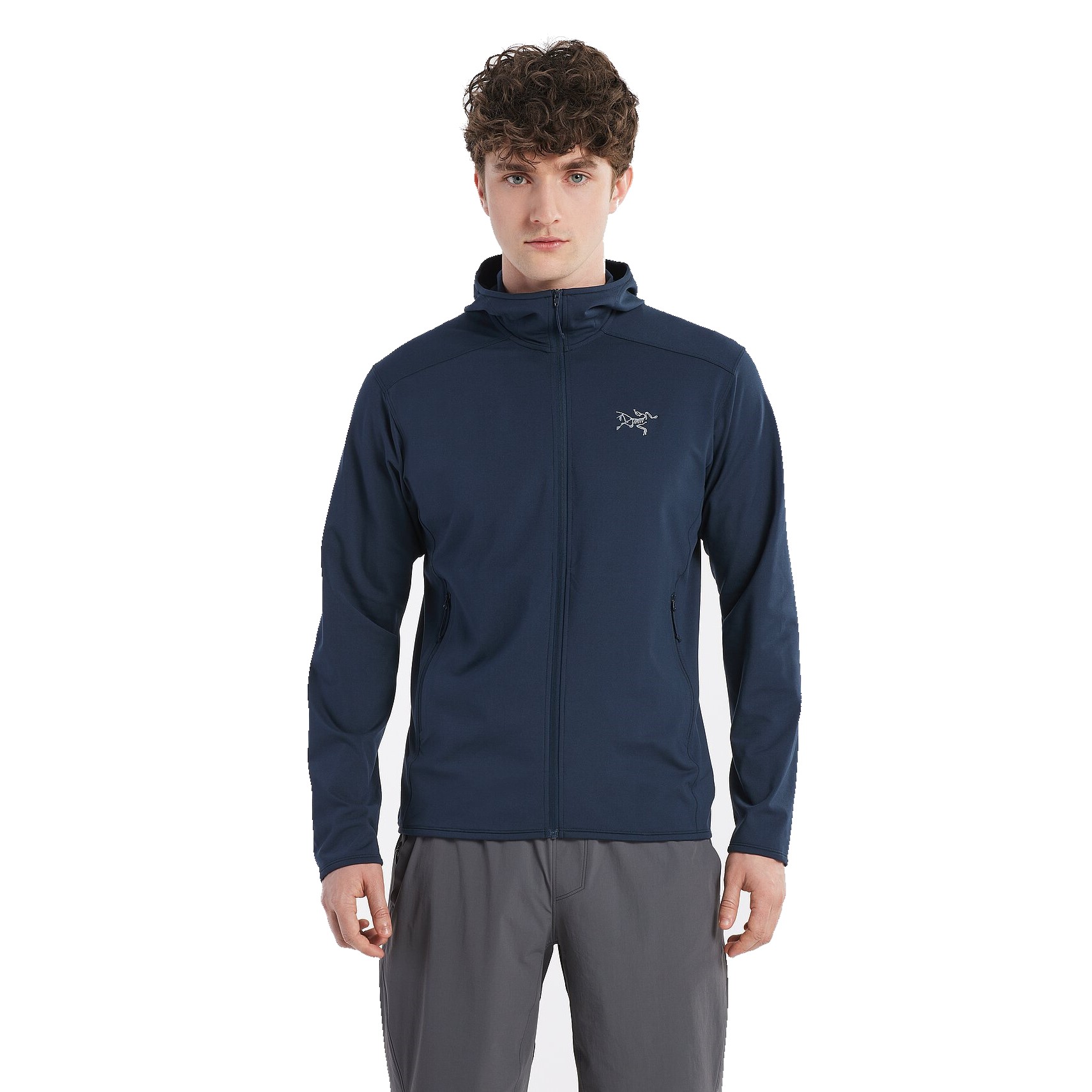 【ZX GLOBAL】Arcteryx/始祖鸟 Kyanite LT男款户外带帽抓绒衣