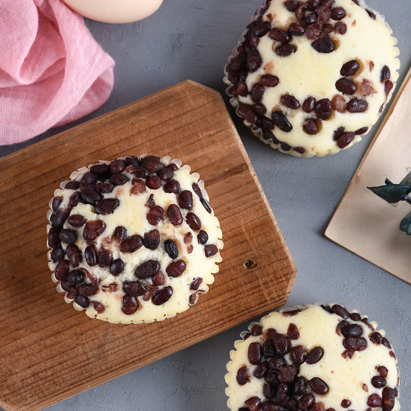 奶香新款红豆蛋糕营养早餐不上上火休闲零食传统糕点