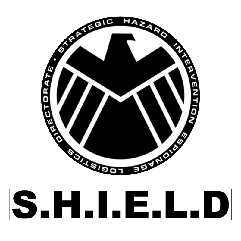 大号透明 marvel 漫威神盾局防水贴纸日默瓦贴纸旅行箱行李箱贴纸