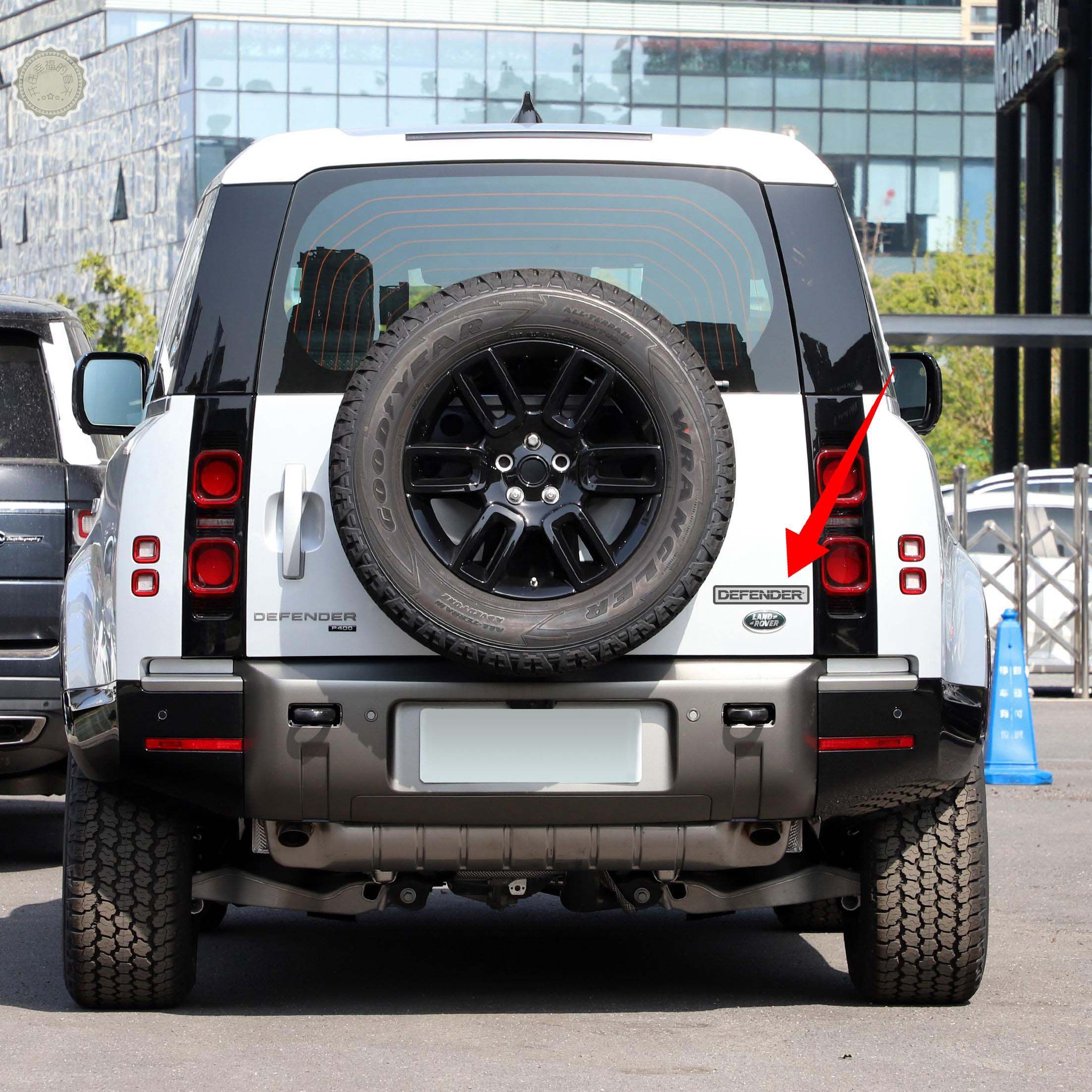 适用landroverdefenderp400路虎卫士改装改装车车身贴纸汽车装饰贴