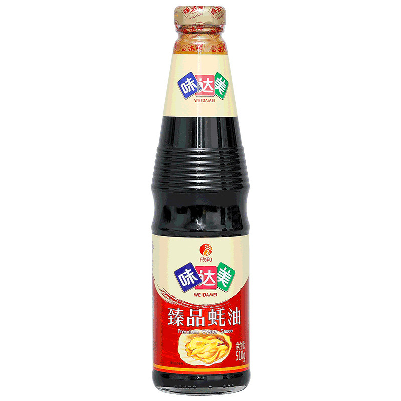 欣和 味达美臻品蚝油 精选鲜蚝 含蚝量高 调鲜味510g