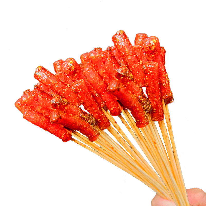 小串广式腊肠一口手把涮串香肠100支油炸食材香肠