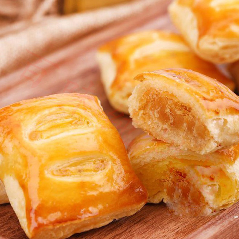 奥昆速冻一口酥 肉松味 烘焙半成品400*20克个/箱糕点零食