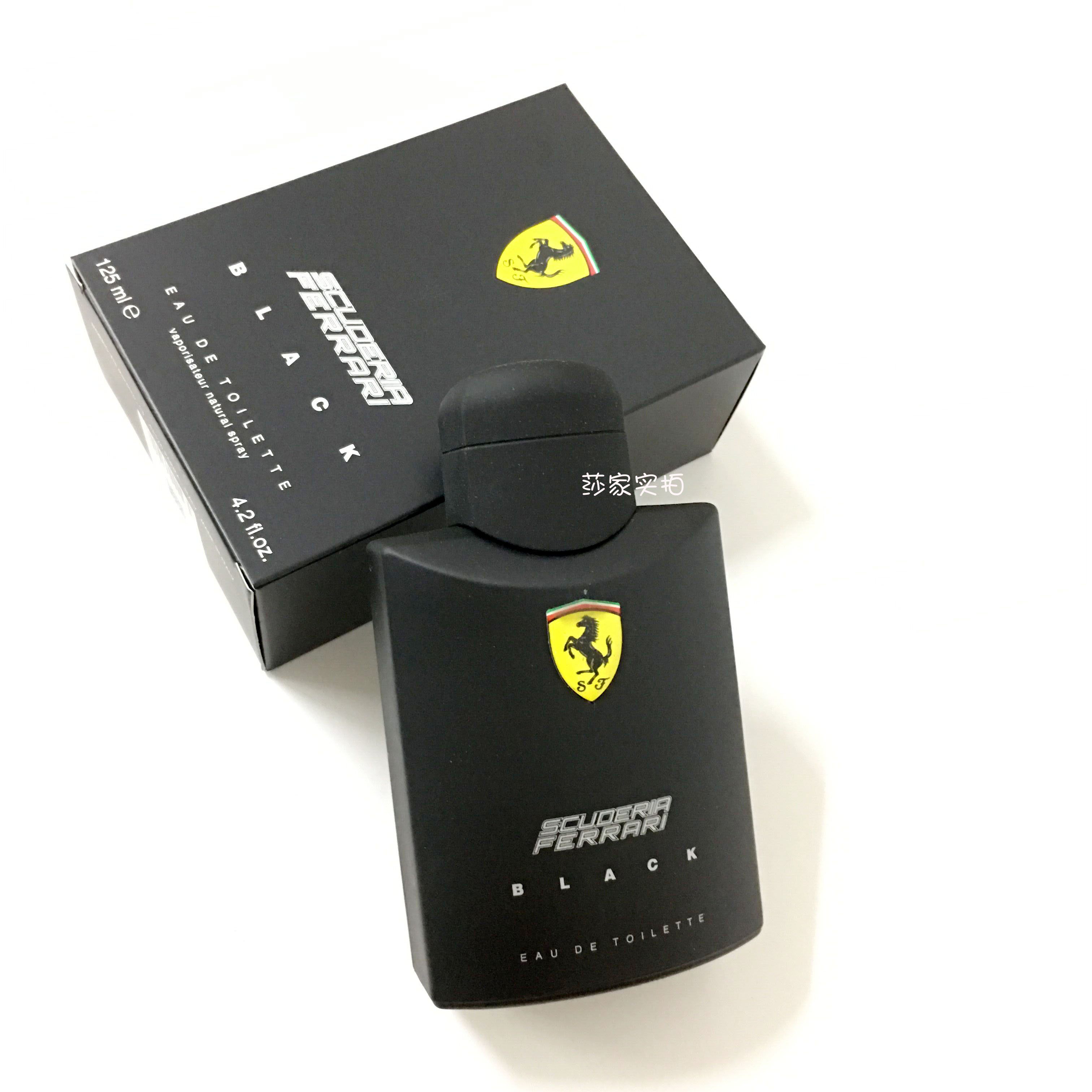 正品法拉利ferrariscuderiablack黑色男士香水75ml-125ml香水