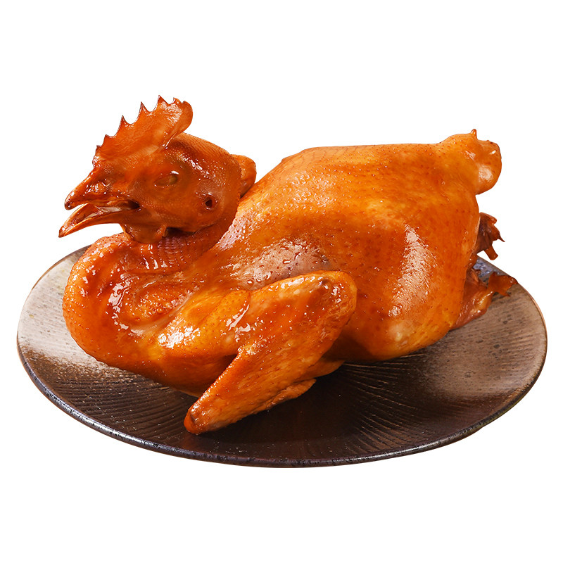 正宗卤鸡熟食真空卤味即食扒鸡厨王烧鸡脱骨鸡熟食