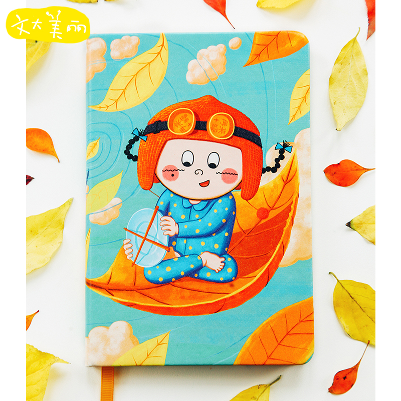 文大美丽原创皮面便携笔记本记事本日记本笔记本