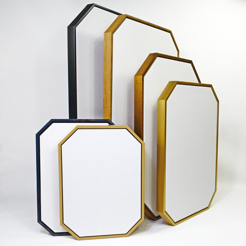 画框简约八边形装裱油画丙烯手绘画板外框空白相框